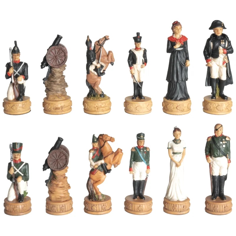 Themenschachspiel Napoleon vs Russen