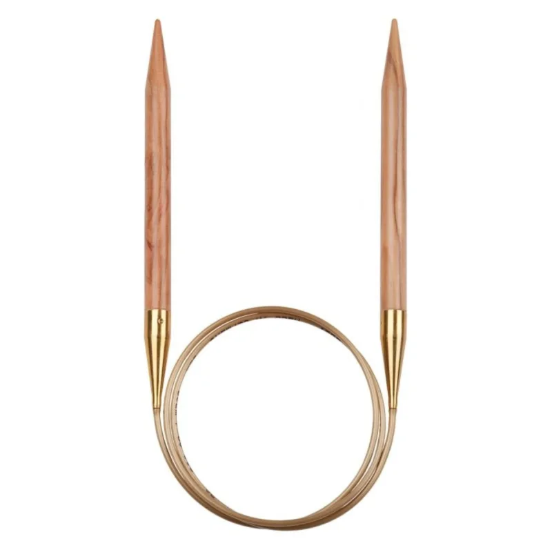 addi Rundstricknadel Olivenholz 4,50 mm 60 cm