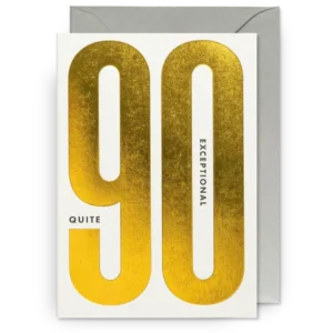 Grußkarte - Quite Exceptional Milestone 90th