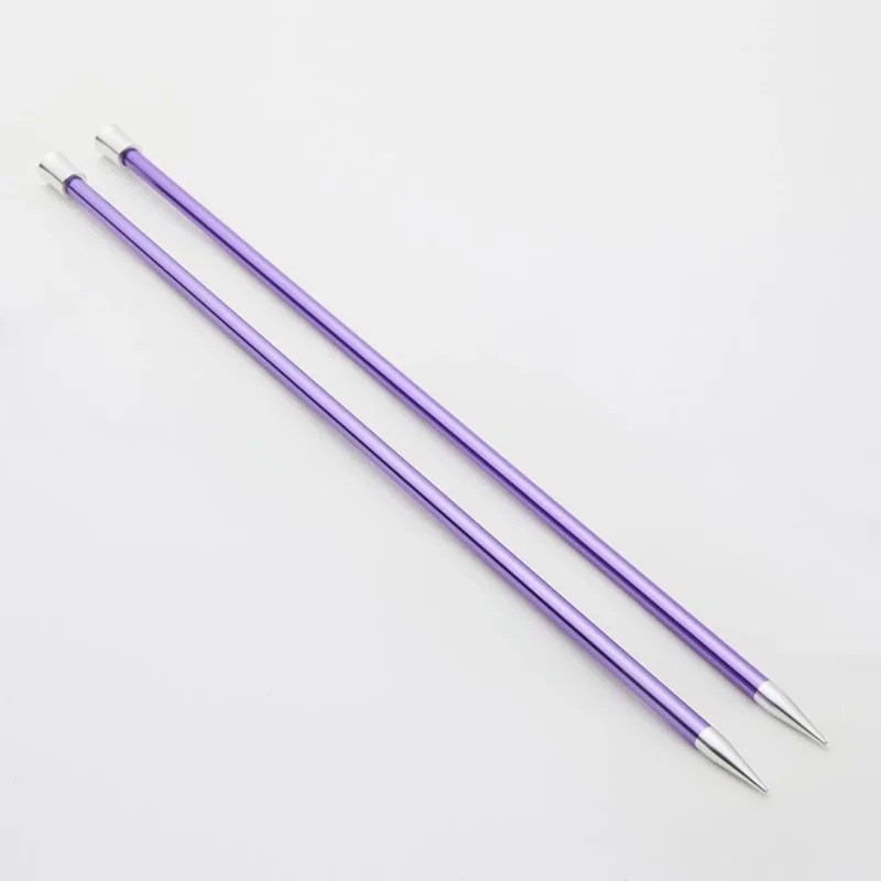 KnitPro Jackenstricknadeln ZING 7,00 mm 30 cm amethyst 1 Paar