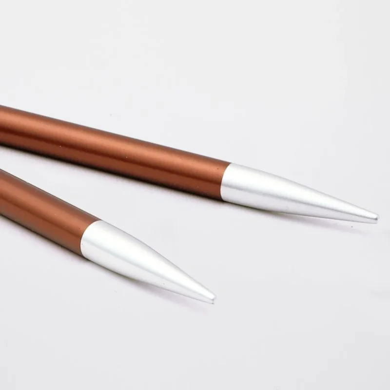 KnitPro auswechselbare Nadelspitzen ZING 5,50 mm 87 mm sienna 1 Paar