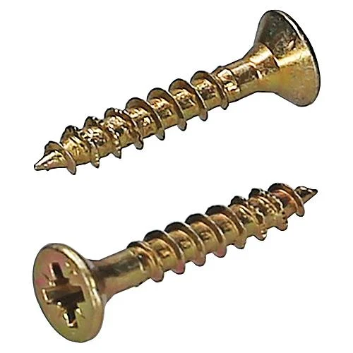 200x Senkkopf-Spanplattenschrauben PZ 4,0x25