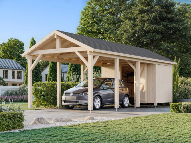Palmako Robert 23,1 m2 mit Geräteraum - Carport