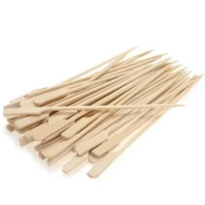 Piques en bambou pour brochettes et cocktails couleur naturelle