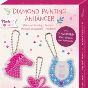 Diamond Painting Anhänger - Pferdefreunde