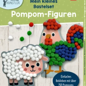 Mein kleines Bastelset: Pompom-Figuren