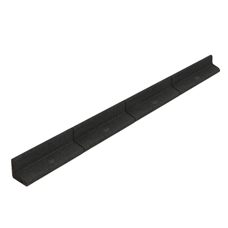 Flexible Rasenkante 26,4m mit Gummihammer - Schwarz