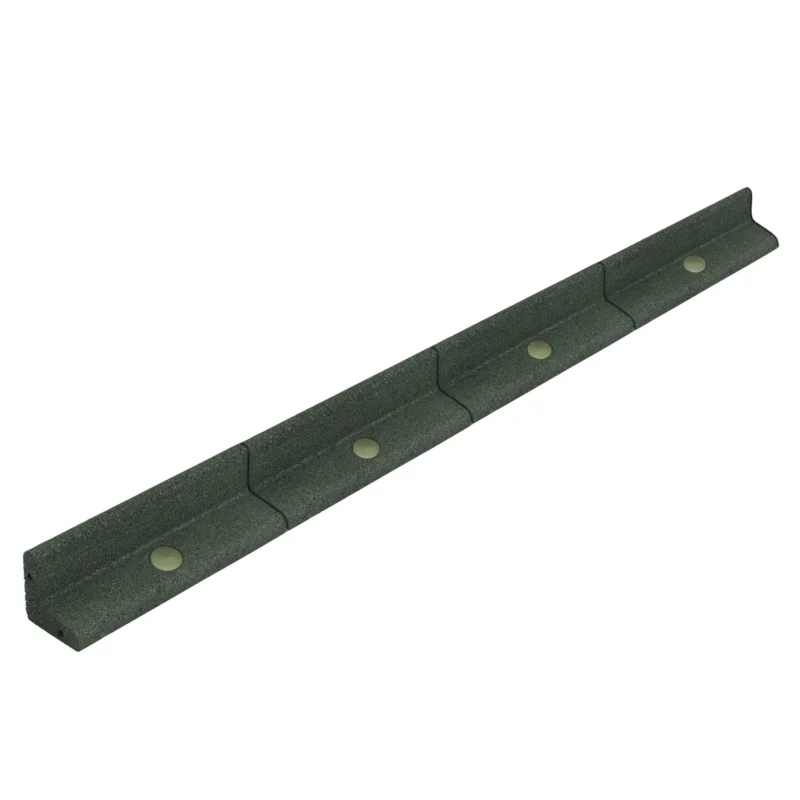 Flexible Rasenkante 12m mit Gummihammer - Grün