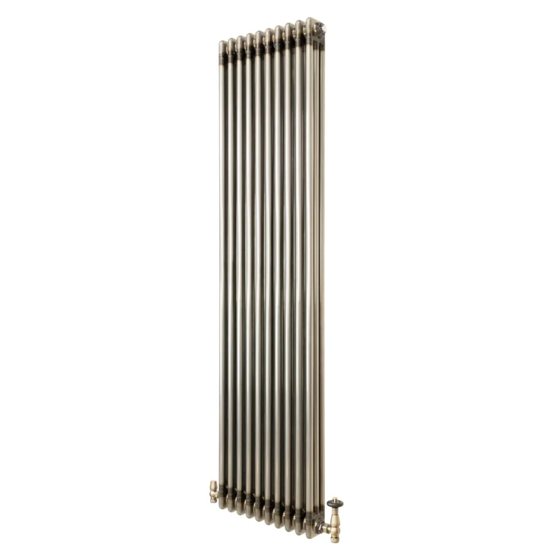 Klassischer 3-Säulen-Heizkörper mit TRV – 1800 x 470 mm - Rohmetall
