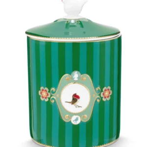 PiP Studio Love Birds Vorratsdose Medallion Stripes – Porzellan