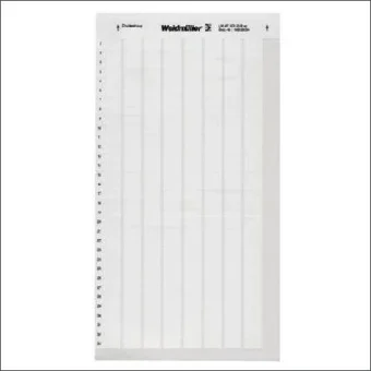 WEIDMULLER 1686361044 Tekststrookblad 6 mm