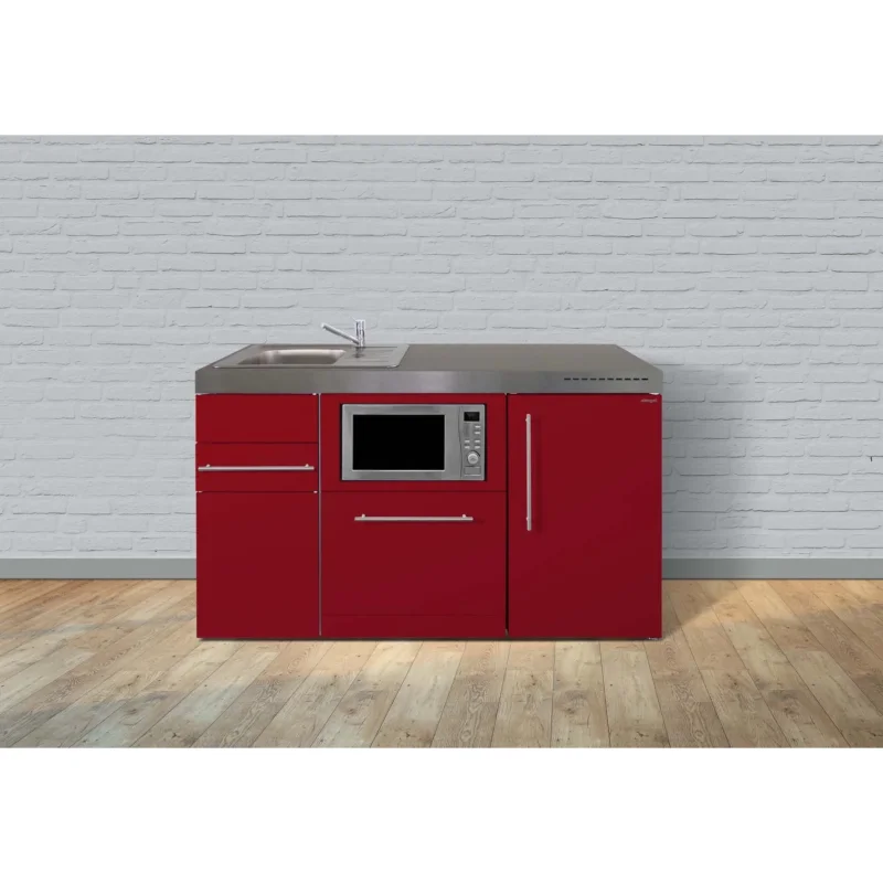 Stengel - Mini-Küche Miniküche Premiumline MPGSMBR150KSGSGKFlBr Bordeauxrot