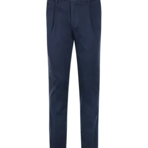Blackpool-Hose mit Bundfalte und Umschlag | Blau