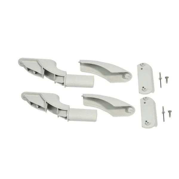 Endstück grau für Roof-Rack, 2er Satz komplett