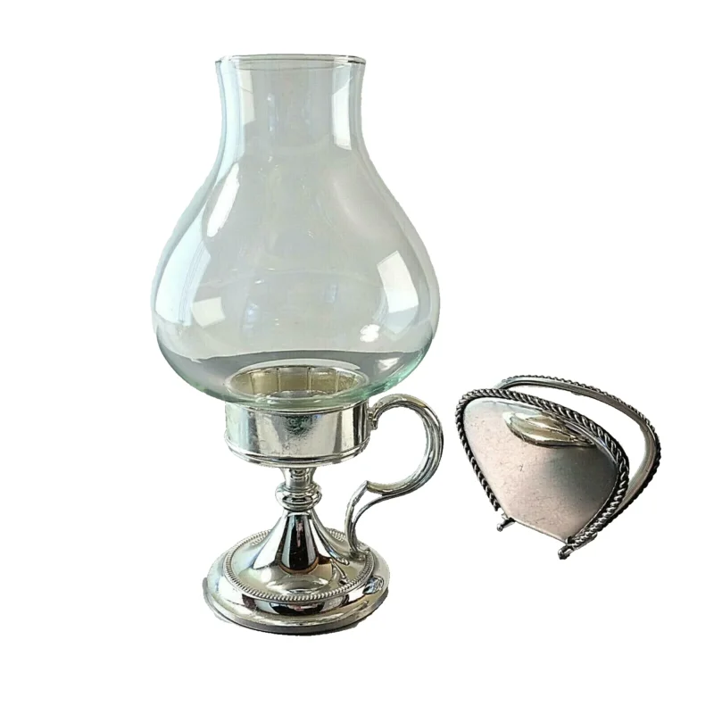 BMF Windlicht Kerzenhalter + Seriettenhalter 20 cm 60er 70er MID CENTURY