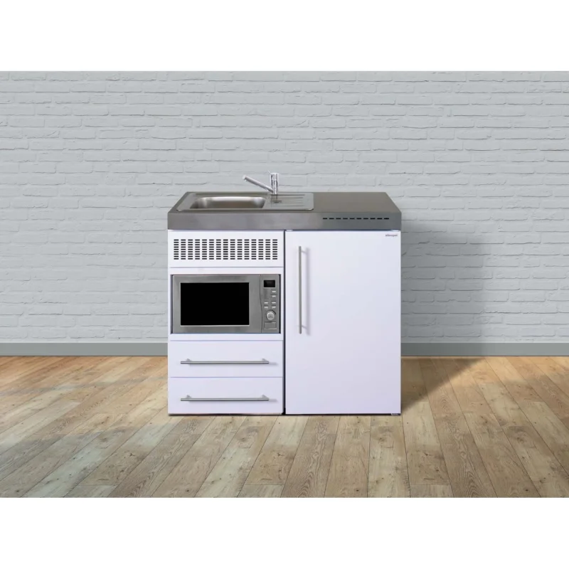 Stengel - Mini-Küche Miniküche Premiumline MPMSM100MWBli Schwarz matt