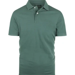 Kurzärmeliges Piqué-Poloshirt | Grün