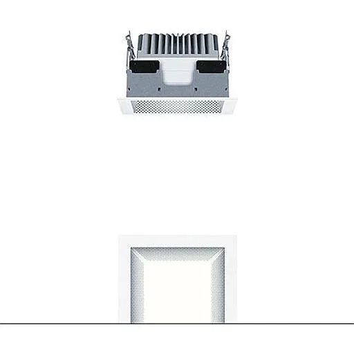 Zumtobel Group - Downlight/Strahler/Flutlicht LED - Deckeneinbauleuchte PANOS EVO #60816098 Q140H 830 LDO FAL WH