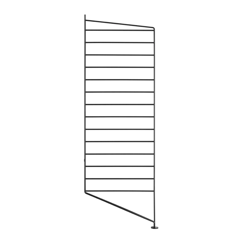 String Furniture Bodenleiter T30 x H85, Schwarz, 1er Pack