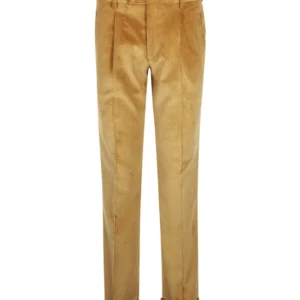 Cordhose mit breitem Rippstrick | Beige
