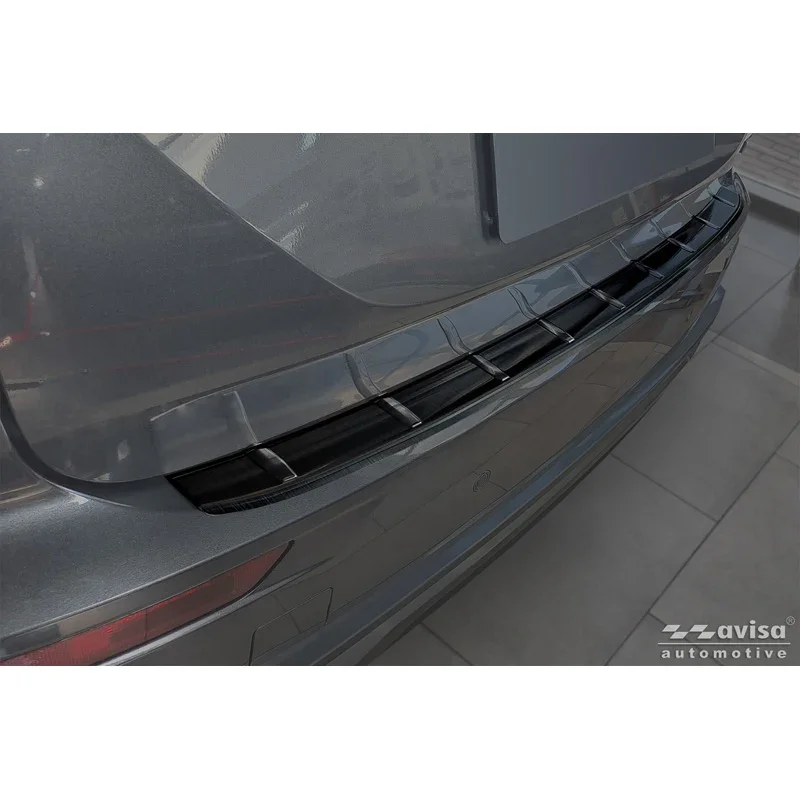 Avisa, Ladekantenschutz, schwarzer Edelstahl, passend für Mitsubishi Outlander IV Facelift (2025-)