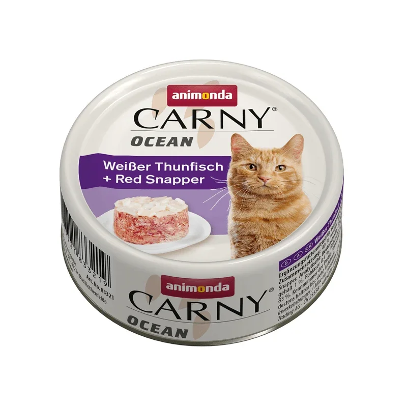 Animonda Cat Dose Carny Ocean Thunfisch & Red Snapper, Nassfutter