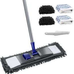 Wischtuch Mikrofaser Bodenwischer Profi XL 360° Drehgelenk 4 Pads
