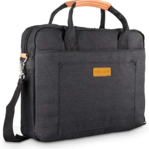 17.3 Zoll Laptoptasche Schwarz Schultertasche Notebooktasche