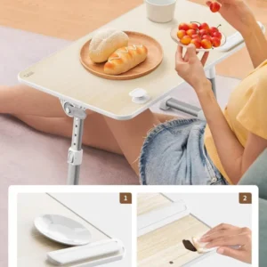SAIJI Betttisch höhenverstellbar Lapdesk für Sofa Couch