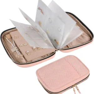 Schmuck Organizer Tasche für Reise, Faltbarer Schmucktasche Organizer