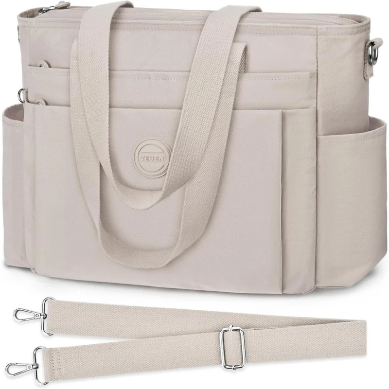 TEUEN Leichte Nylon Handtasche Damen Groß 23L - Crossbody