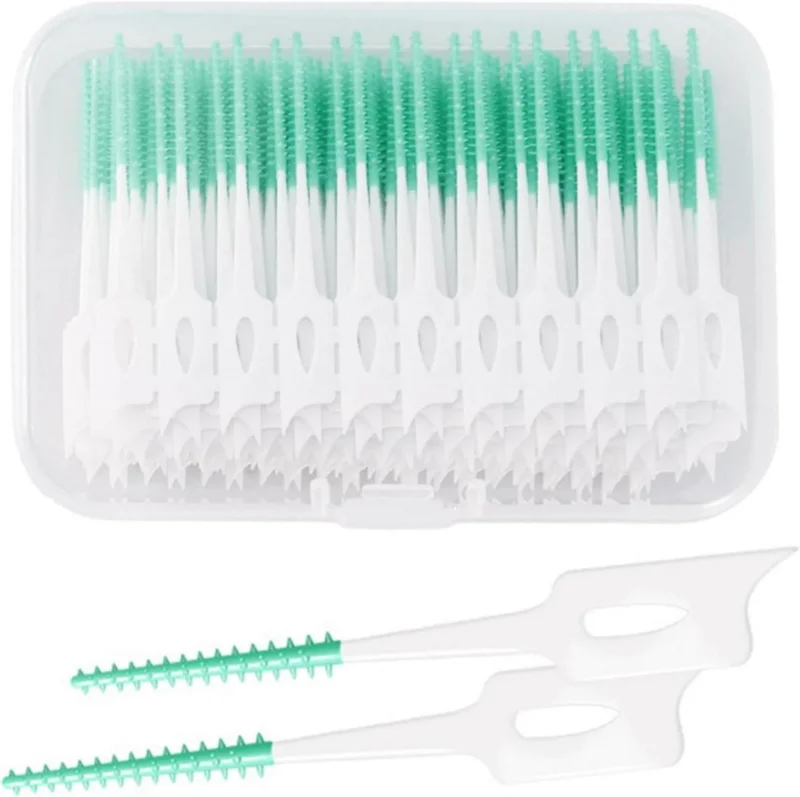100er Set Interdentalbürsten zahnreinigung zahnzwischenraumbürsten