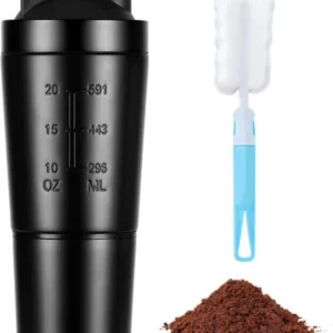 Edelstahl Protein Shaker 700ml mit Shaker Balls
