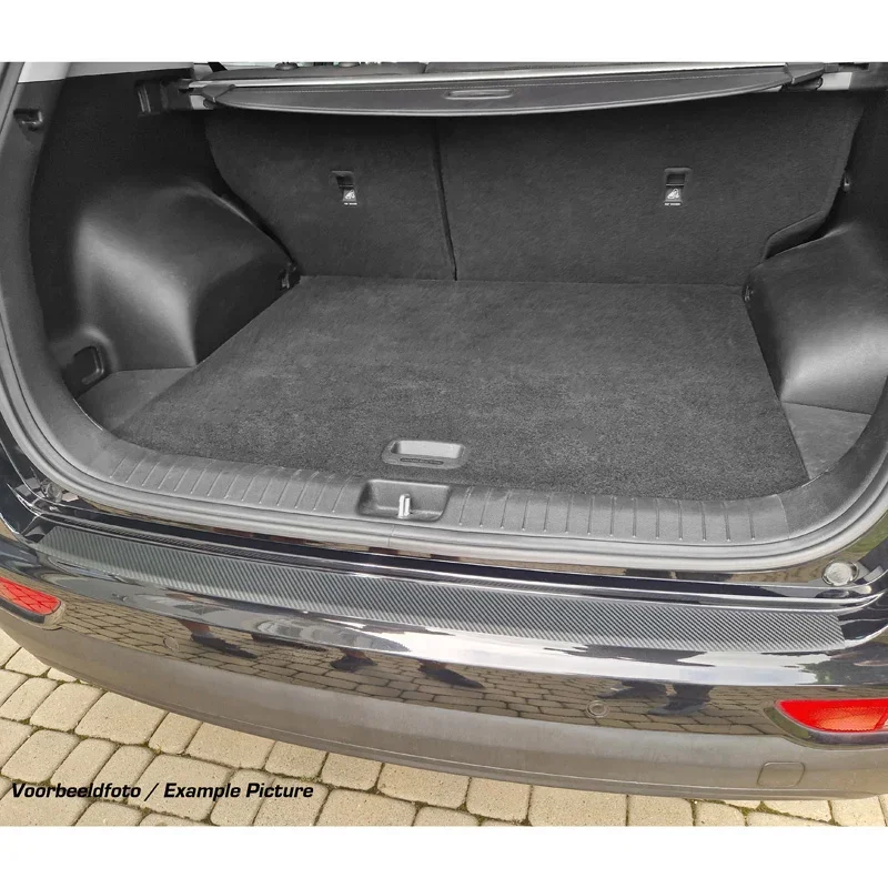 MAX6, Maßgeschneiderter Heckstoßstangenschutz in Carbon-Look, Passend für Seat Leon (5F) ST FR/Cupra 2013-2020