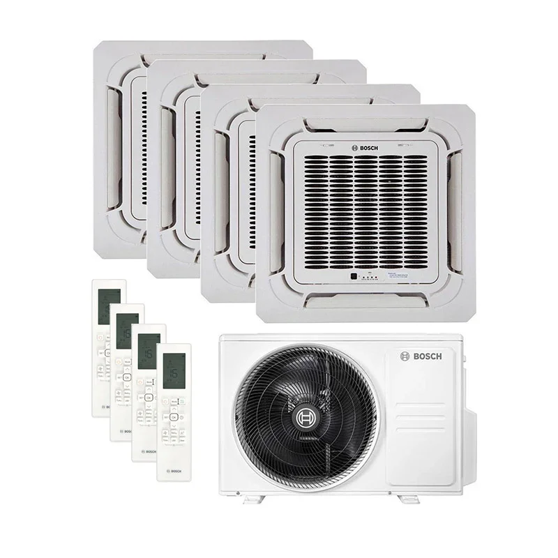 Bosch - Climate CL5000iU4 – Deckenkassette Multisplit: 4 Inneneinheiten + 1 Außengerät