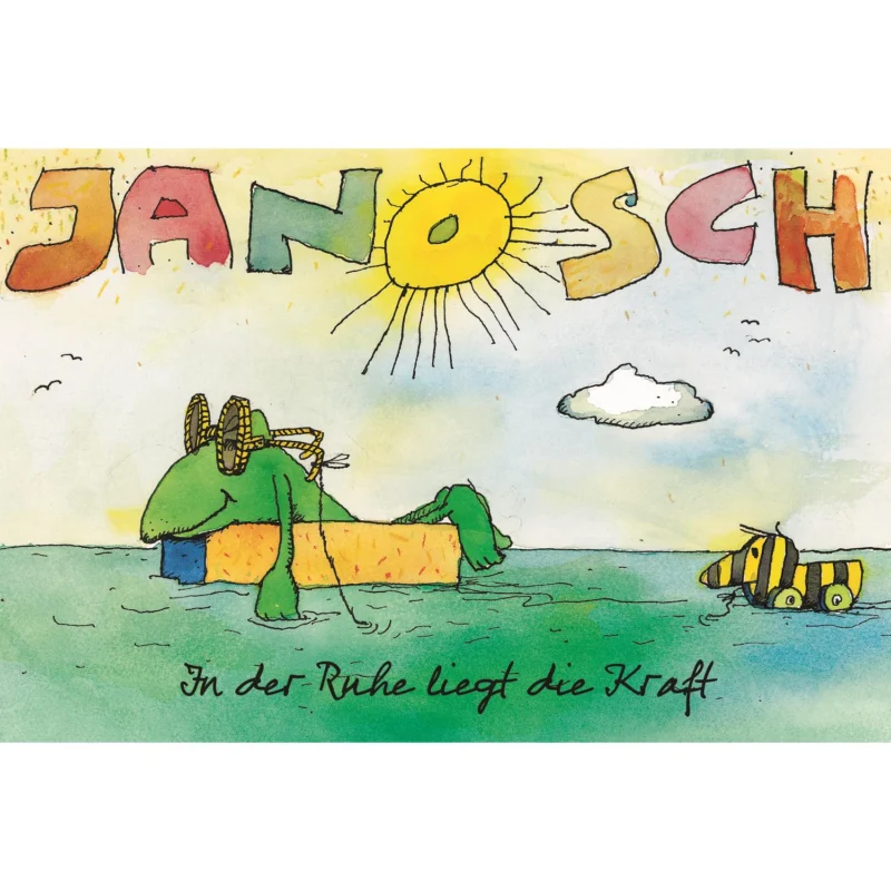 Janosch Leinwandbild - In der Ruhe liegt die Kraft