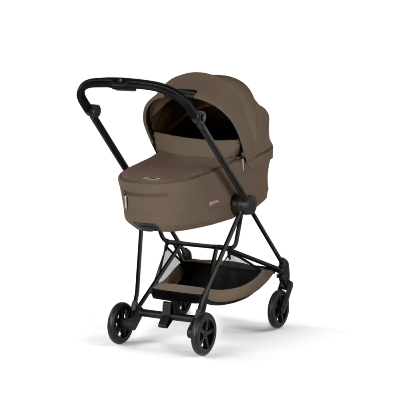 MIOS Comfort Matt Black incl. Babywanne faltbar Coconut Brown