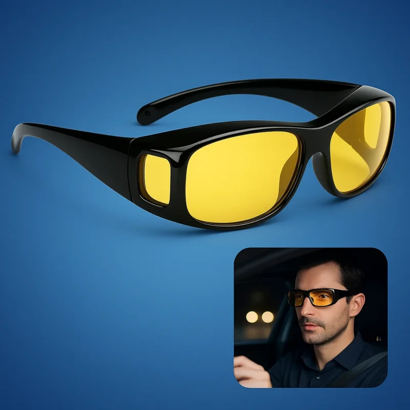 Karnz | Fahrbrille Anti-Blend-Linse Nachtwäsche