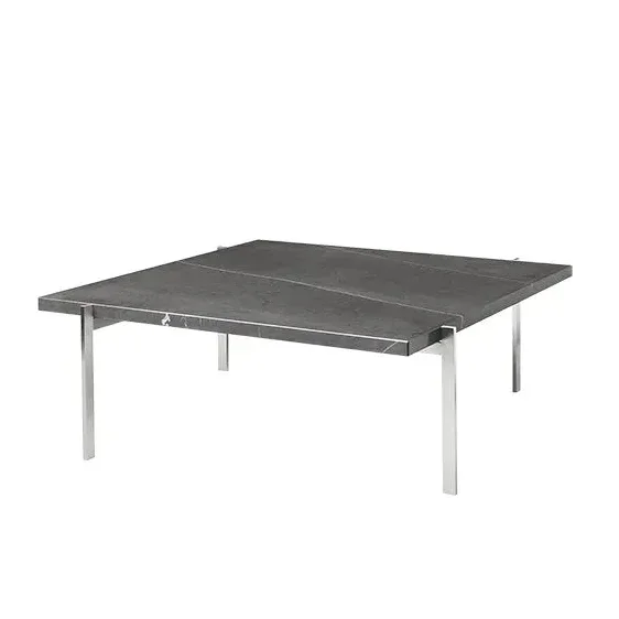 PK61 Couchtisch, schwarzer Marmor von Poul Kjærholm