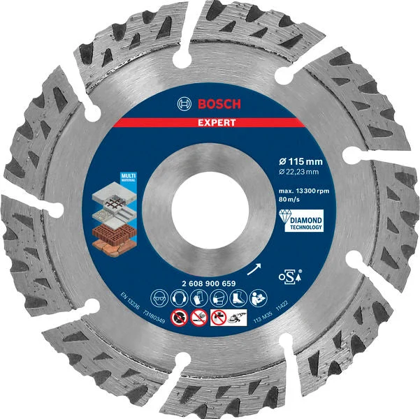 Produktbild von EXPERT Multi Material Diamanttrennscheibe, 115x22,23 mm