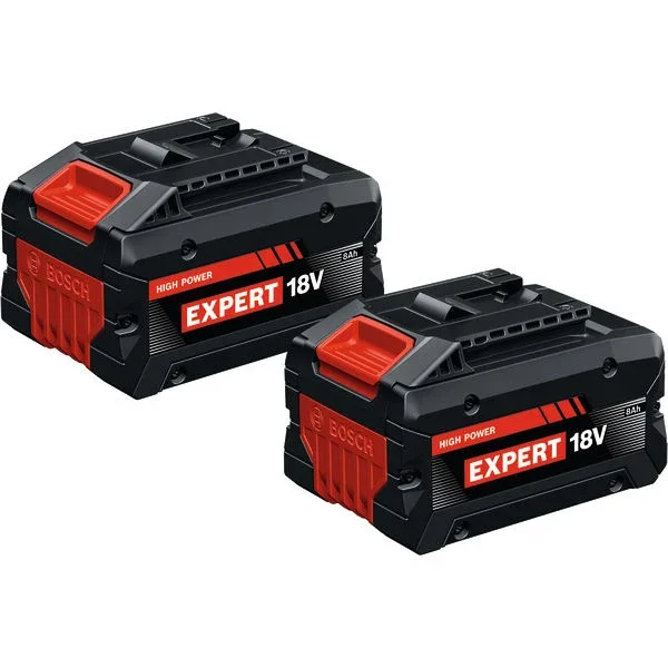 Produktbild von Bosch Expert Lithium-Ionen-Akku-Set zwei 18V 8Ah EXBA18V-80