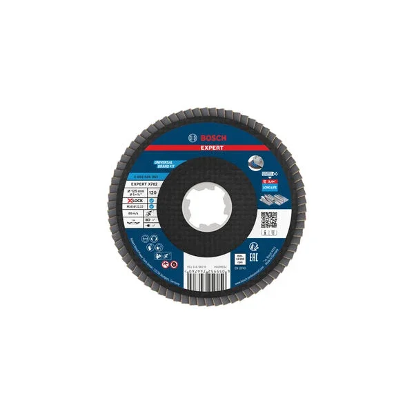 Produktbild von Fächerschleifscheibe 125 mm K120 EXPERT X782 gewinkelt X-Lock trimmbar T29