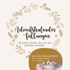 Adventskalender-Füllung für Pferdefans 5-7 Jahre