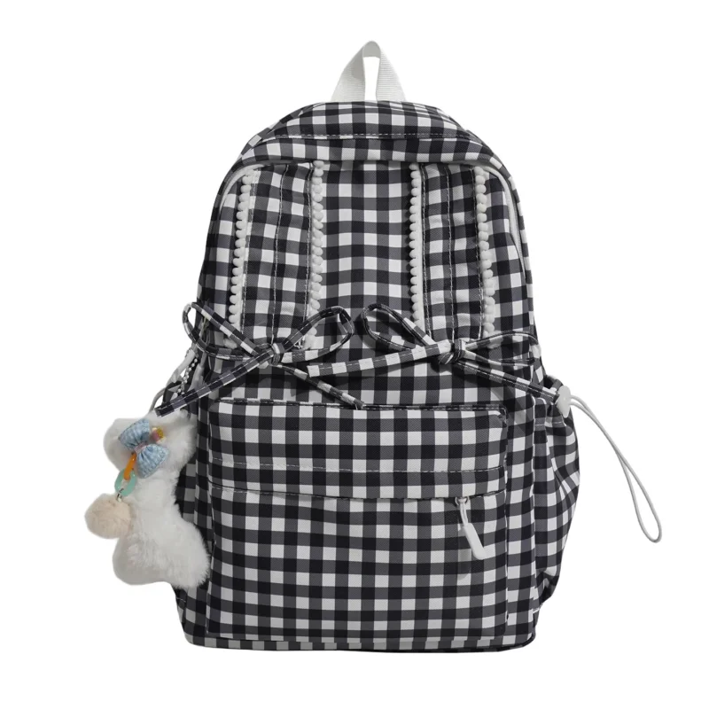 Charmanter Karomuster-Rucksack Karnz