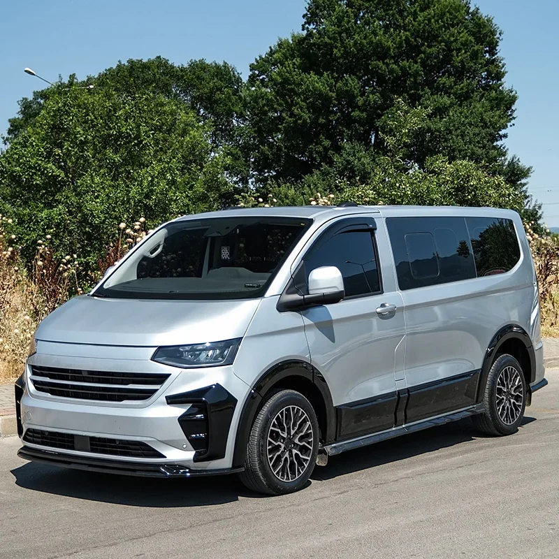 OneWay, Skærmforstørrer, Gloss black, passer til Volkswagen Transporter T7 (2024-) (Kort akselafstand / Uden skydedøre)