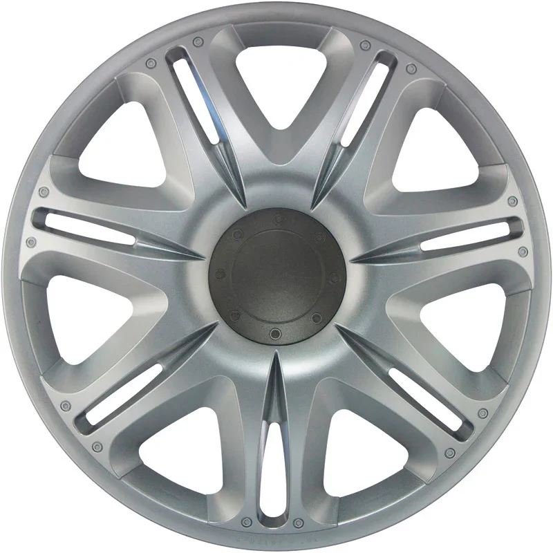 J-Tec, Satz Radzierblenden Nascar 15-Zoll Silber, ABS
