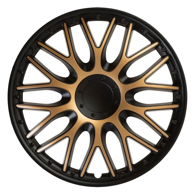 J-Tec, Satz Radzierblenden Orden 16-Zoll Schwarz/Gold, ABS, Gold, Schwarz