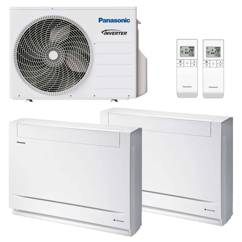 Panasonic Mini-Truhengerät CFEAW Multisplit-Klimaanlage 2× Truhengerät