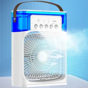 Tragbare Klimaanlage & Luftbefeuchter: Hydrokühlender kleiner Luftkühler mit 3-Geschwindigkeits-Fan-Einstellung - Ideal für Büro- und Haushaltsgebrauch | Karnz