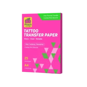 PEACH Thermal Transfer Paper – Tattoo Transferpapier A4 | Pink o. Purple